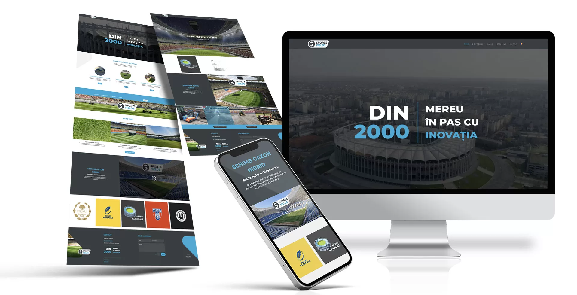 servicii de web design Sports Fields